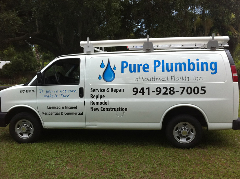 pure plumbing van